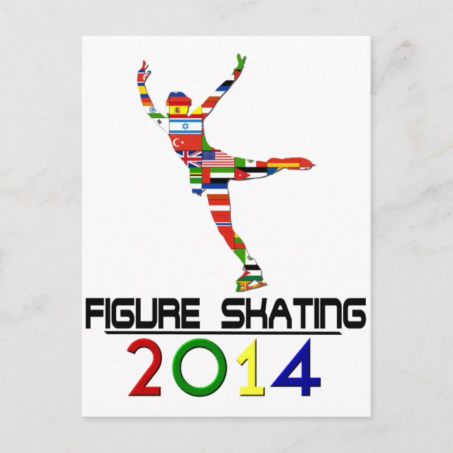 2014: Figure Skating Postcard (Front)