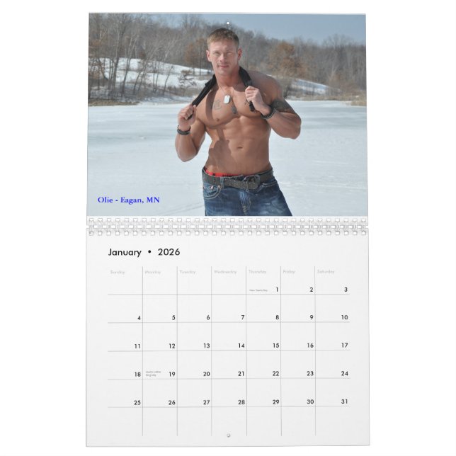 2014 Global Guys hunk calendar (Jan 2026)