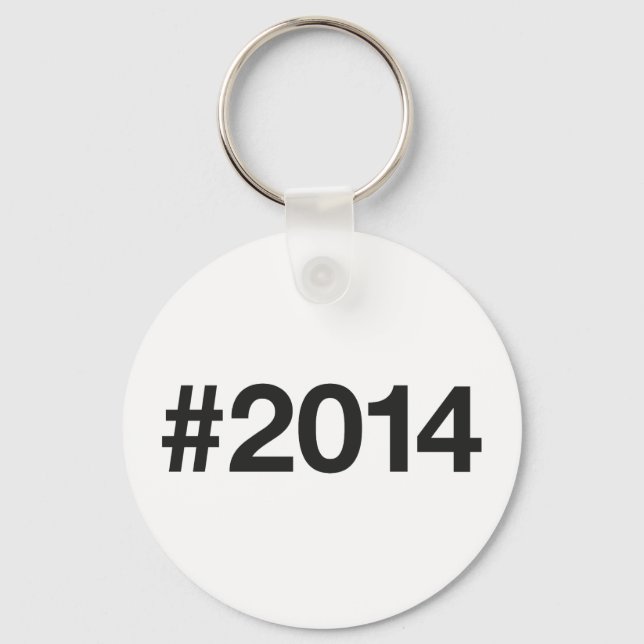 2014 Hashtag 11 Birthday Anniversary Key Ring (Front)