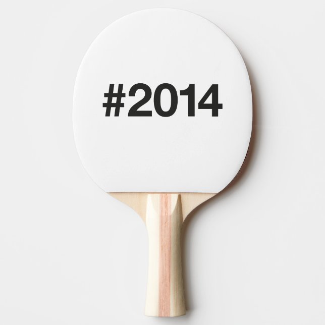 2014 Hashtag 11 Birthday Anniversary Ping Pong Paddle (Front)