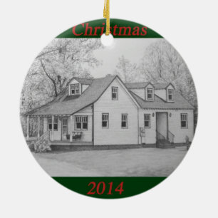 2014 House Ceramic Ornament