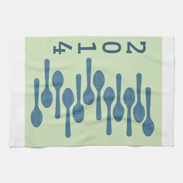 2014 kitchen calendar tea towel (Horizontal)