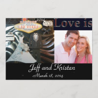 2014 Las Vegas Wedding Invitation
