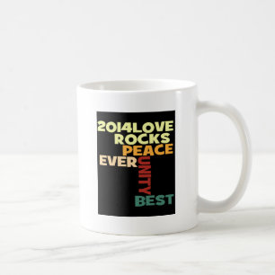 2014 Love Rocks Peace Art Print Coffee Mug