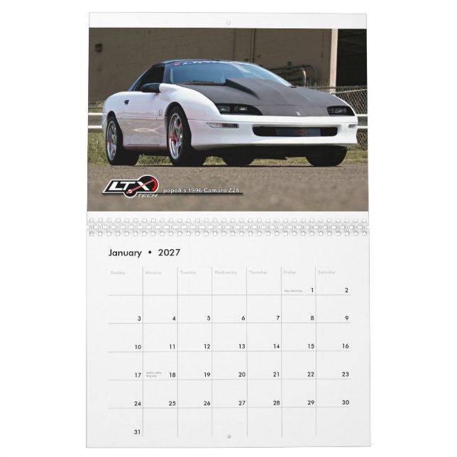 2014 LTxTech.com Calendar (Jan 2027)