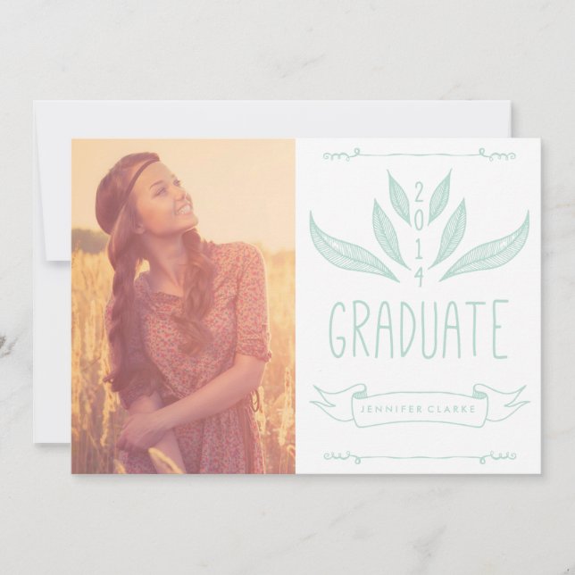2014 MINT GRADUATION PARTY INVITATION (Front)