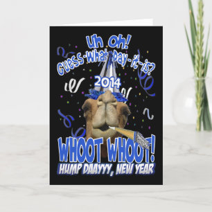 2014 New Year's Hump Day Camel Greeting Cards