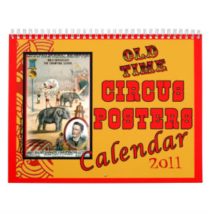 2014 Old Time Circus Posters Calendar