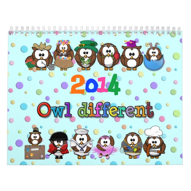 2014 owl different calendar (Cover)