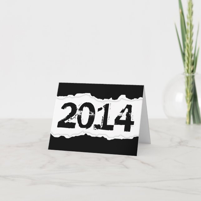 2014 (page tear) holiday card (Front)