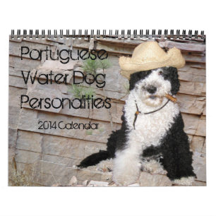 2014 Portuguese Water Dog Personalities Calendar