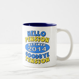 2014 Retirement Two-Tone Coffee Mug