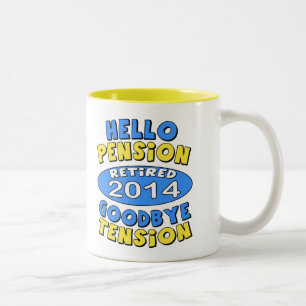 2014 Retirement Two-Tone Coffee Mug