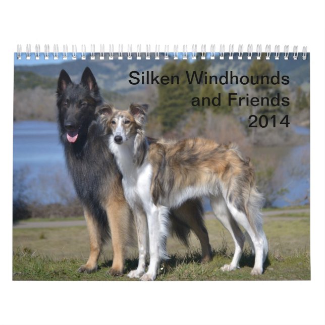 2014 Silken Windhounds and Friends 1-2 Calendar (Cover)