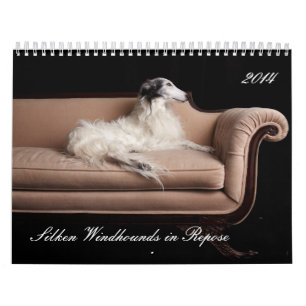 2014 Silken Windhounds in Repose 1-4 Calendar