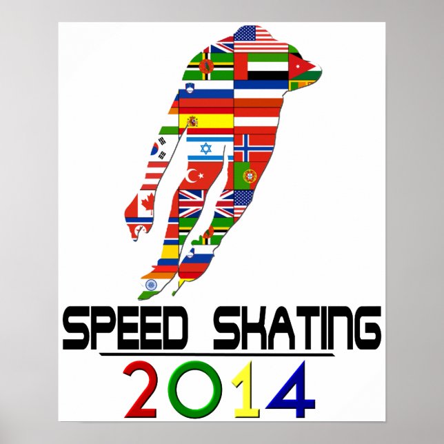 2014: Speed Skating Poster (Front)