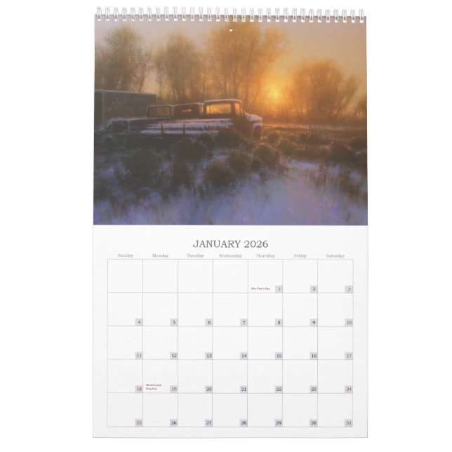 2014  The Art of BRENT COTTON Calendar (Jan 2026)