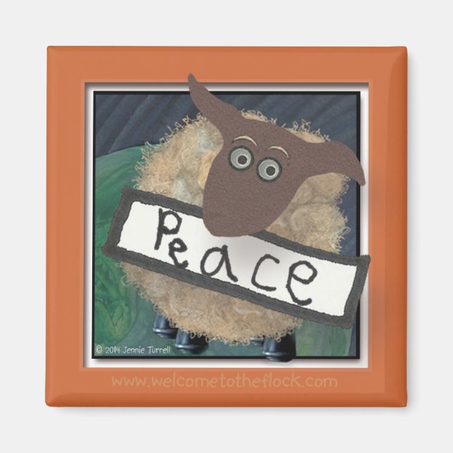 2014 Welcome to the Flock "Peace" Magnet (Front)