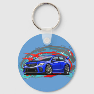 2015-2018_Blue_WRX Key Ring