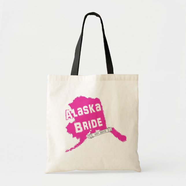 2015 AK Bride Map Tote in Pink Bag (Front)