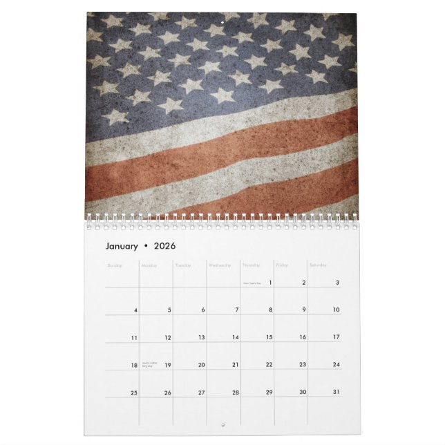 2015 American Pride Calendar (Jan 2026)