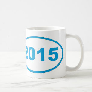 2015 cyan blue coffee mug