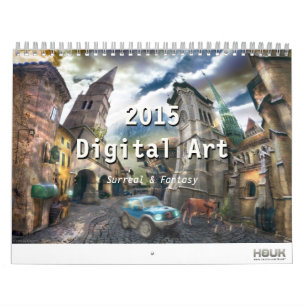 2015 Digital Surreal & Fantasy Art - Wall Calendar