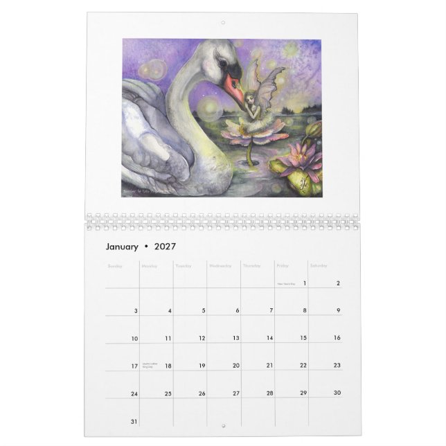 2015 Fairy Calendar by Erin Hogan (Jan 2027)