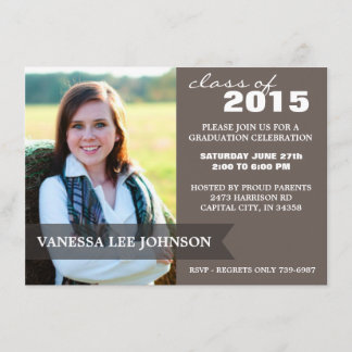 2015 Graduation Party - Sassy Classy Banner Invitation