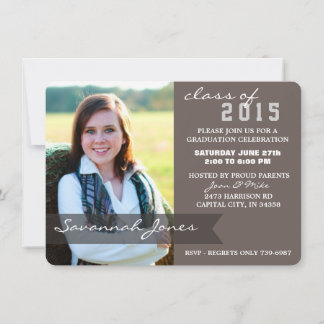 2015 Graduation Party - Sassy Classy Banner Invitation