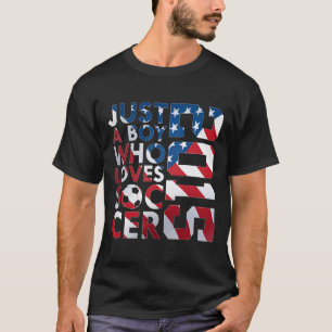 2015 Just A Boy Who Loves Soccer 11th Birthday T-Shirt