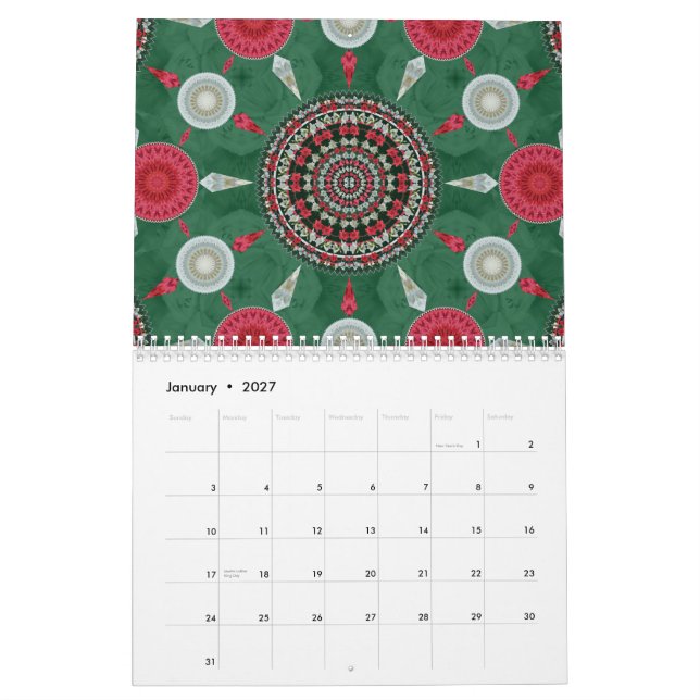 2015 Mainely Mandalas Calendar (Jan 2027)