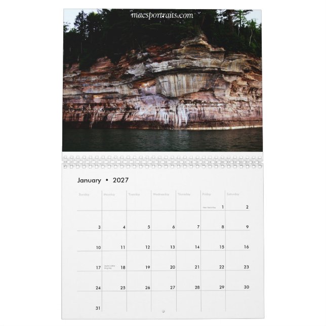 2015 Pictured Rocks Calendar (Jan 2027)
