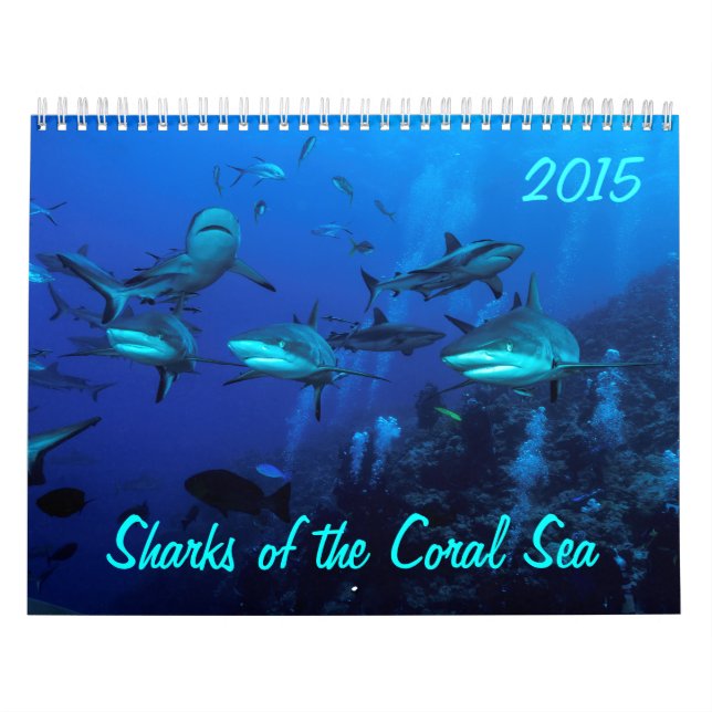 2015 Sharks of the Coral Sea Calendar (Cover)