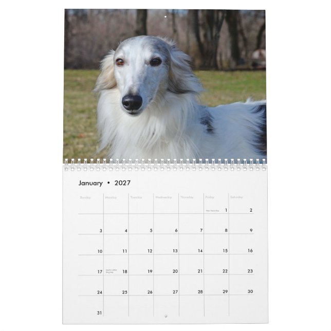 2015 Silken Windhounds Remembered Calendar (Jan 2027)