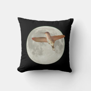 2015 Super Moon with Humming bird Cushion