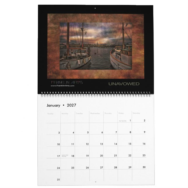 2015 Surreal Landscape Calendar (Jan 2027)