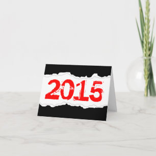 2015 (torn paper) holiday card