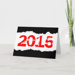 2015 (torn paper) holiday card