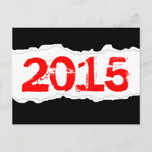 2015 (torn paper) postcard