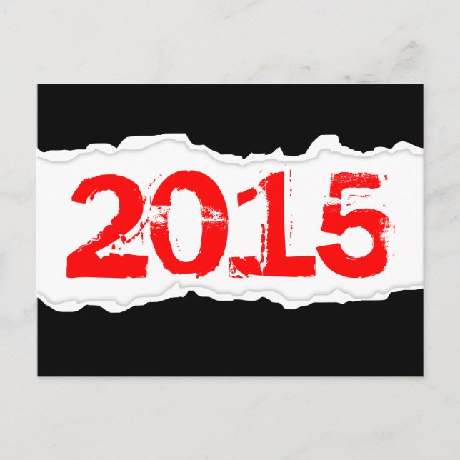 2015 (torn paper) postcard (Front)