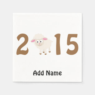 2015 - Year of the sheep design Napkin