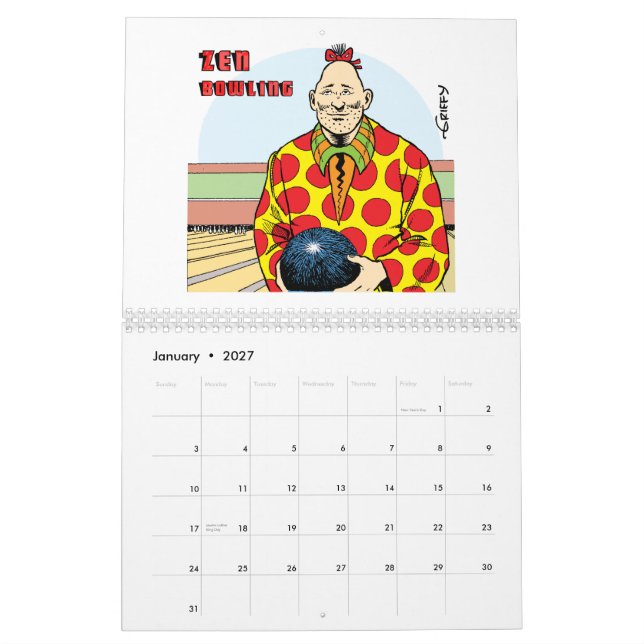 2015 ZIPPY Calendar by Bill Griffith (Jan 2027)