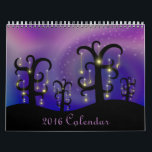 2016 Calendar<br><div class="desc">Waltz of the Snowflakes Phoenix of the North Cold Starlight Orchard of Stars Roe in a Meadow Canticle of the Sun Shy Daisies Glittering Caves Beneath the Emerald Sea Phoenix Lament Cat's Eyes All Is Bright</div>