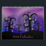2016 Calendar<br><div class="desc">Waltz of the Snowflakes Phoenix of the North Cold Starlight Orchard of Stars Roe in a Meadow Canticle of the Sun Shy Daisies Glittering Caves Beneath the Emerald Sea Phoenix Lament Cat's Eyes All Is Bright</div>
