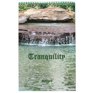 2016 Calendar Cascade Tranquillity Single Page
