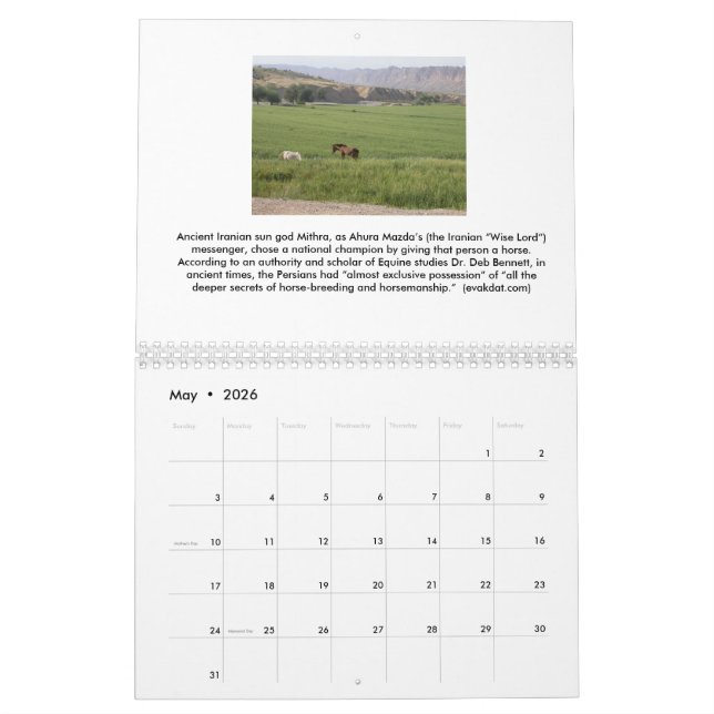 2016 Calendar - Iranian Arts (May 2026)