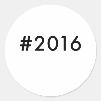 2016 CLASSIC ROUND STICKER