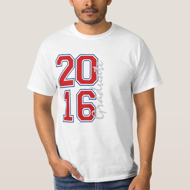2016 Graduate Numbers T-Shirt (Front)