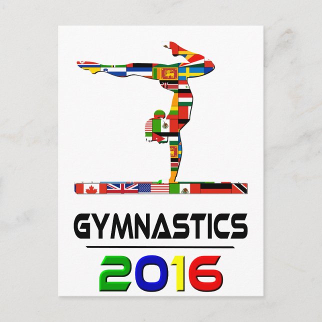 2016: Gymnastics Postcard (Front)